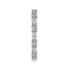 Hot Gabriel & Co. Aalto - 14K White Gold Diamond Eternity Band - 1.1 ct