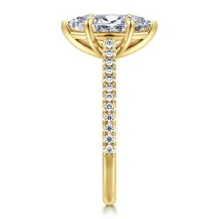 Gabriel & Co. Abbie - 14K Yellow Gold Marquise Shape Diamond Engagement Ring