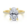 Gabriel & Co. Abbie - 14K Yellow Gold Oval Diamond Engagement Ring