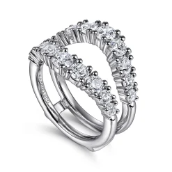 Sale Gabriel & Co. Ace - 14K White Gold Diamond Ring Enhancer - 2 ct