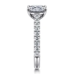Gabriel & Co. Addilyn - 14K White Gold Princess Cut Diamond Engagement Ring