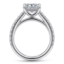 Gabriel & Co. Addilyn - 14K White Gold Princess Cut Diamond Engagement Ring
