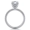 Gabriel & Co. Adela - 14K White Gold Pear Shape Hidden Halo Diamond Engagement Ring