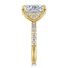 New Gabriel & Co. Adela - 14K Yellow Gold Elongated Cushion Hidden Halo Diamond Engagement Ring