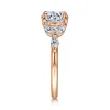 Gabriel & Co. Adella - 14K Rose Gold Round Diamond Engagement Ring