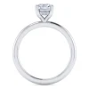 Discount Gabriel & Co. Ady - 14K White Gold Cushion Hidden Halo Diamond Engagement Ring