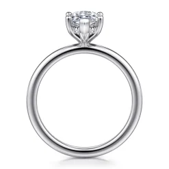 Sale Gabriel & Co. Ady - 14K White Gold Hidden Halo Marquise Shape Diamond Engagement Ring