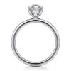 Sale Gabriel & Co. Ady - 14K White Gold Hidden Halo Pear Shape Diamond Engagement Ring