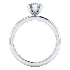 Hot Gabriel & Co. Ady - 14K White Gold Hidden Halo Pear Shape Diamond Engagement Ring
