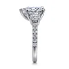 Gabriel & Co. Aidah - 14K White Pear Shape Three Stone Diamond Engagement Ring