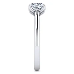 Sale Gabriel & Co. Ailis - 14K White Gold Round Diamond Engagement Ring