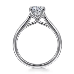 Online Gabriel & Co. Ailis - 14K White Gold Round Diamond Engagement Ring