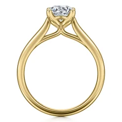 Sale Gabriel & Co. Ailis - 14K Yellow Gold Round Diamond Engagement Ring