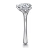 Best Gabriel & Co. Alden - 14K White Gold Split Shank Pear Shape Diamond Engagement Ring