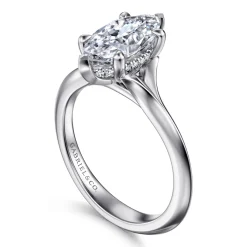 Online Gabriel & Co. Alden - 14K White Gold Split Shank Marquise Shape Diamond Engagement Ring