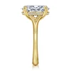 Outlet Gabriel & Co. Alden - 14K Yellow Gold Split Shank Oval Diamond Engagement Ring