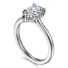 Online Gabriel & Co. Aldon - 14K White Gold Pear Shape Diamond Engagement Ring