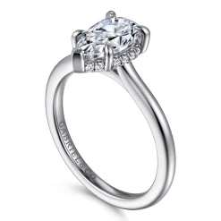 Online Gabriel & Co. Aldon - 14K White Gold Pear Shape Diamond Engagement Ring