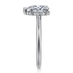 Online Gabriel & Co. Aldon - 14K White Gold Pear Shape Diamond Engagement Ring