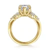Clearance Gabriel & Co. Alexa - 14K Yellow Gold Pear Shape Diamond Engagement Ring