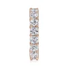Discount Gabriel & Co. Alexi - 14K Rose Gold Cushion Cut Shared Prong Diamond Eternity Band - 4.5 ct