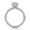 Gabriel & Co. Ali - 14K White Gold Cushion Cut Diamond Engagement Ring