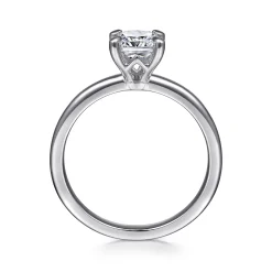 Discount Gabriel & Co. Ali - 14K White Gold Cushion Cut Diamond Engagement Ring