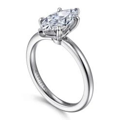 Online Gabriel & Co. Ali - 14K White Gold Marquise Shape Diamond Engagement Ring