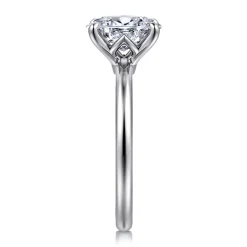 Online Gabriel & Co. Ali - 14K White Gold Oval Diamond Engagement Ring