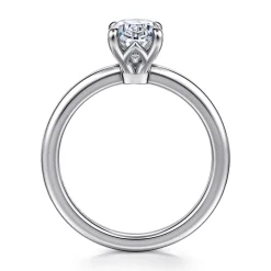 Online Gabriel & Co. Ali - 14K White Gold Oval Diamond Engagement Ring