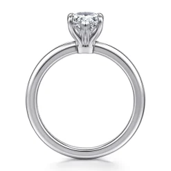 Discount Gabriel & Co. Ali - 14K White Gold Pear Shape Diamond Engagement Ring
