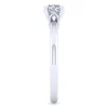 Best Gabriel & Co. Ali - 14K White Gold Round Diamond Engagement Ring
