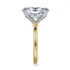Outlet Gabriel & Co. Ali - 14K White-Yellow Gold Oval Diamond Engagement Ring