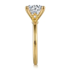 Best Gabriel & Co. Ali - 14K Yellow Gold Diamond Engagement Ring
