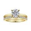 Online Gabriel & Co. Ali - 14K Yellow Gold Round Diamond Engagement Ring
