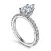Online Gabriel & Co. Alina - 14K White Gold Hidden Halo Pear Shape Diamond Engagement Ring