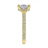 Online Gabriel & Co. Alina - 14K Yellow Gold Hidden Halo Oval Diamond Engagement Ring