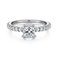 Online Gabriel & Co. Alina - Platinum Hidden Halo Diamond Engagement Ring