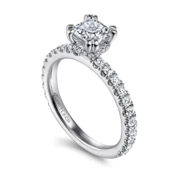 Online Gabriel & Co. Alina - Platinum Hidden Halo Diamond Engagement Ring