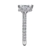 Clearance Gabriel & Co. Alina - Platinum Hidden Halo Pear Shape Diamond Engagement Ring