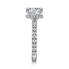 Outlet Gabriel & Co. Alina - Platinum Hidden Halo Round Diamond Engagement Ring