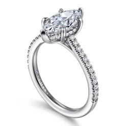 Online Gabriel & Co. Aline - 14K White Gold Marquise Shape Diamond Engagement Ring