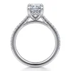 Discount Gabriel & Co. Aline - 14K White Gold Radiant Cut Diamond Engagement Ring