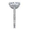 New Gabriel & Co. Aline - 14K White Gold Radiant Cut Diamond Engagement Ring