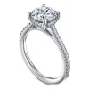 Online Gabriel & Co. Aline - 14K White Gold Round Diamond Engagement Ring