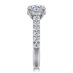 Sale Gabriel & Co. Aline - 14K White Gold Round Diamond Engagement Ring
