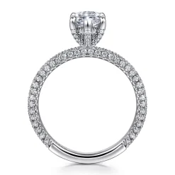 Hot Gabriel & Co. Alinna - 14K White Gold Marquise Shape Diamond Engagement Ring