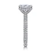 Discount Gabriel & Co. Alinna - 14K White Gold Oval Diamond Engagement Ring