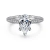 Gabriel & Co. Alinna - 14K White Gold Pear Shape Diamond Engagement Ring