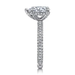 Gabriel & Co. Alinna - 14K White Gold Pear Shape Diamond Engagement Ring
